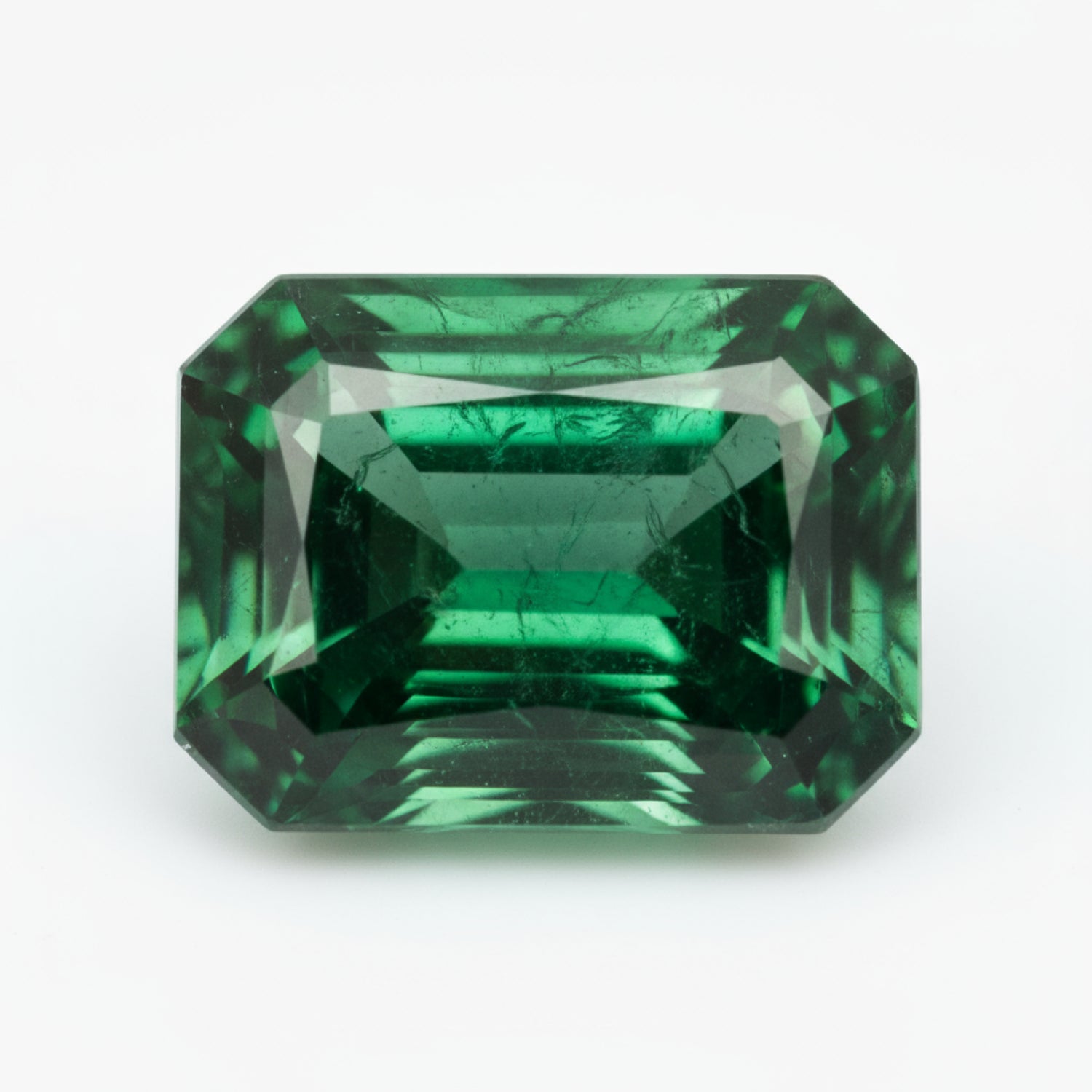Emerald 1PC Tiny 5x7 MM Emerald Faceted Green Lustrous Precious Loose Gemstone