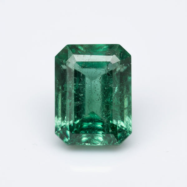 Emerald 1PC Small 6x9 MM Emerald Faceted Green Fine Precious Gems