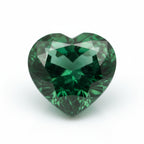 Emerald 1PC Chunky 13x13 MM Heart Faceted Green Natural Precious Loose Gemstone