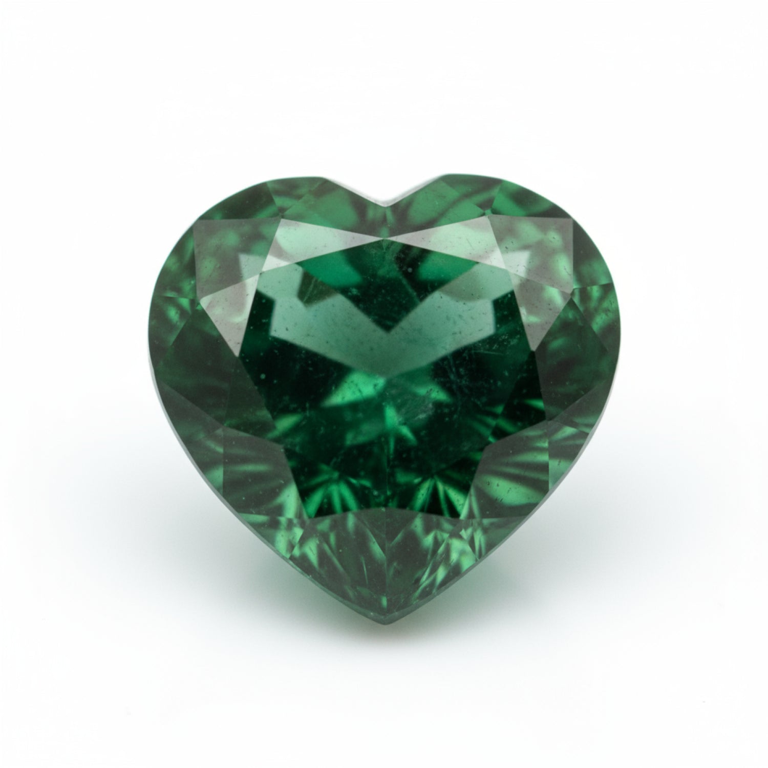 Emerald 1PC Chunky 13x13 MM Heart Faceted Green Natural Precious Loose Gemstone