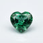 Emerald 10PC Tiny 4x4 MM Heart Faceted Green Brilliant Precious Loose Gems