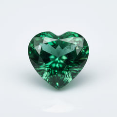 Emerald 10PC Tiny 4x4 MM Heart Faceted Green Brilliant Precious Loose Gems