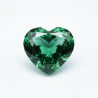 Emerald 1PC Tiny 6x6 MM Heart Faceted Green Polished Precious Loose Gemstones
