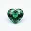 Emerald 1PC Tiny 6x6 MM Heart Faceted Green Polished Precious Loose Gemstones