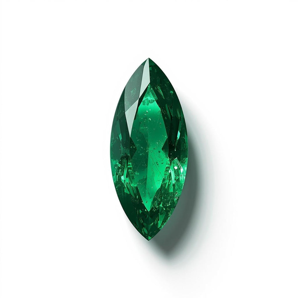 Emerald 10PC Tiny 2.5x5 MM Marquise Faceted Green Luster Precious Loose Gemstones