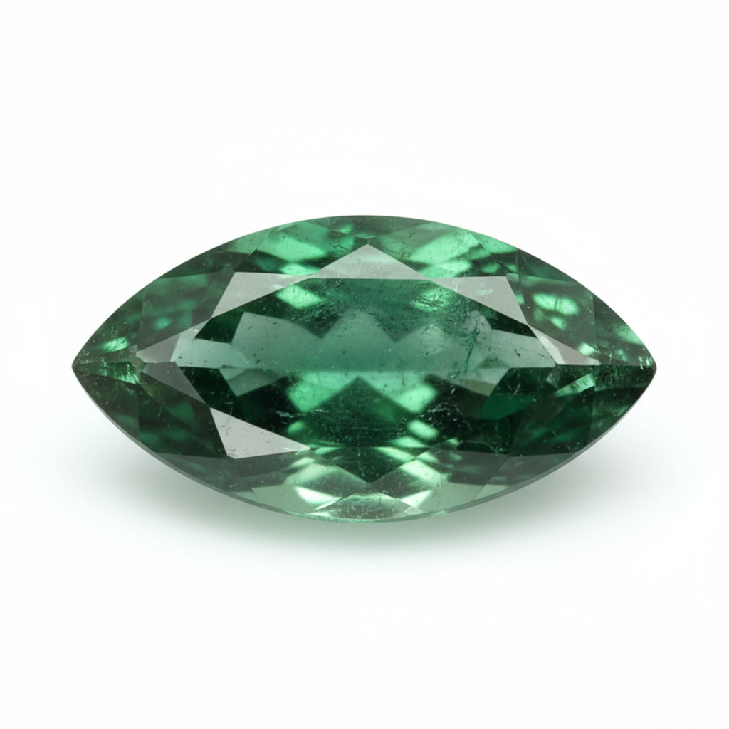 Emerald 1PC Tiny 4x8 MM Marquise Faceted Green Shine Precious Loose Gems