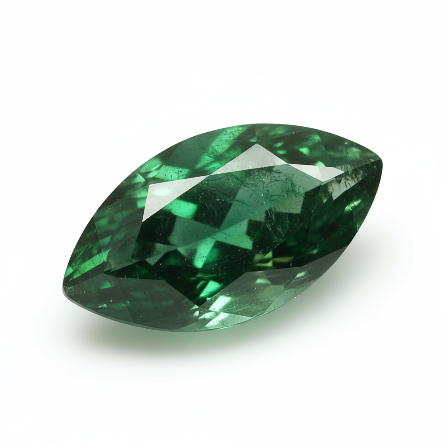 エメラルド 1個 小粒 6x12mm マーキスカット グリーン 高品質 貴重なルースジェムストーン サブ画像