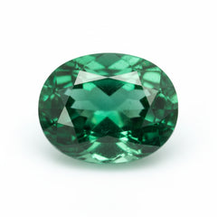 Emerald 1PC Chunky 12x16 MM Oval Faceted Green Natural Precious Gems