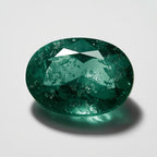 Emerald 1PC Tiny 5x7 MM Oval Faceted Green Fiery Precious Loose Gemstone