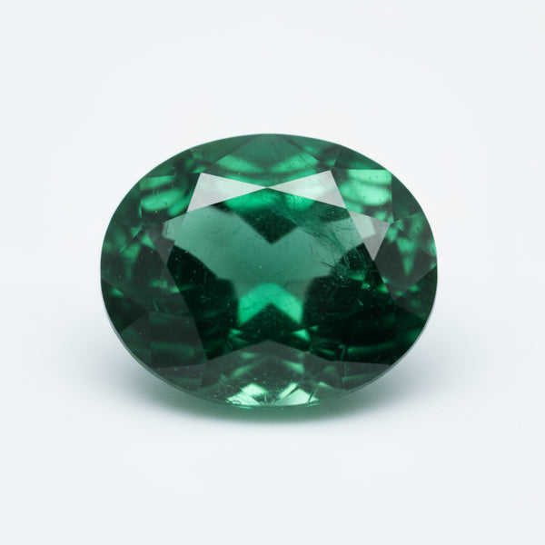 Emerald 1PC Medium 7x10 MM Oval Faceted Green Splendid Precious Loose Gemstone