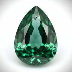 Emerald 1PC Chunky 13x18 MM Pear Faceted Green Shine Precious Loose Gemstones