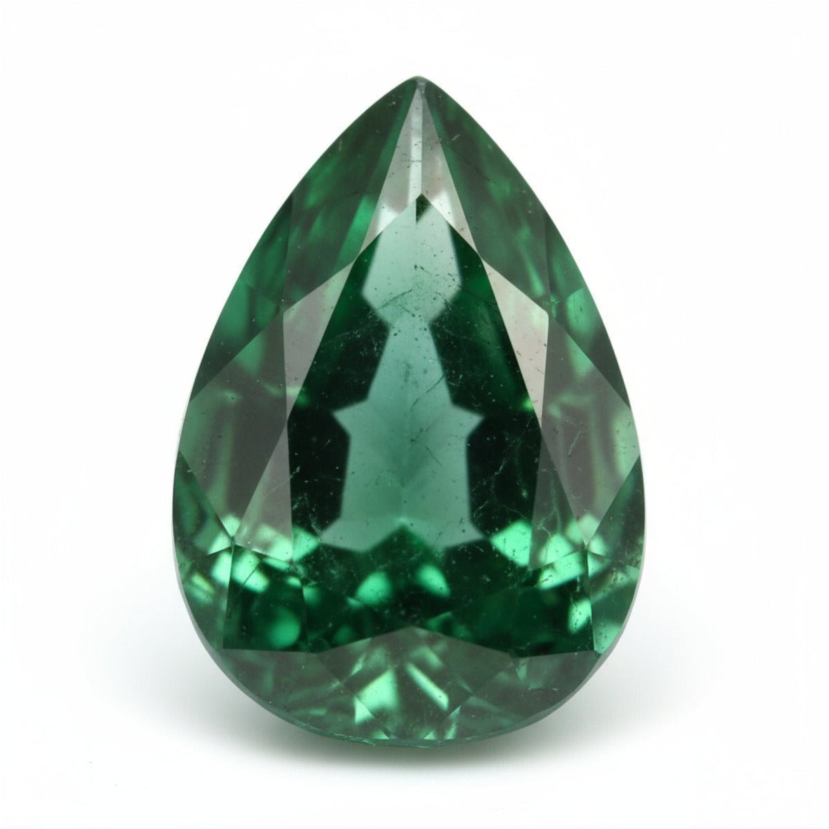Emerald 1PC Small 6x8 MM Pear Faceted Green Genuine Precious Loose Gems