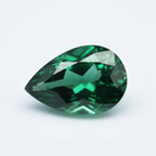 Emerald 1PC Medium 7x10 MM Pear Faceted Green Fiery Precious Gems