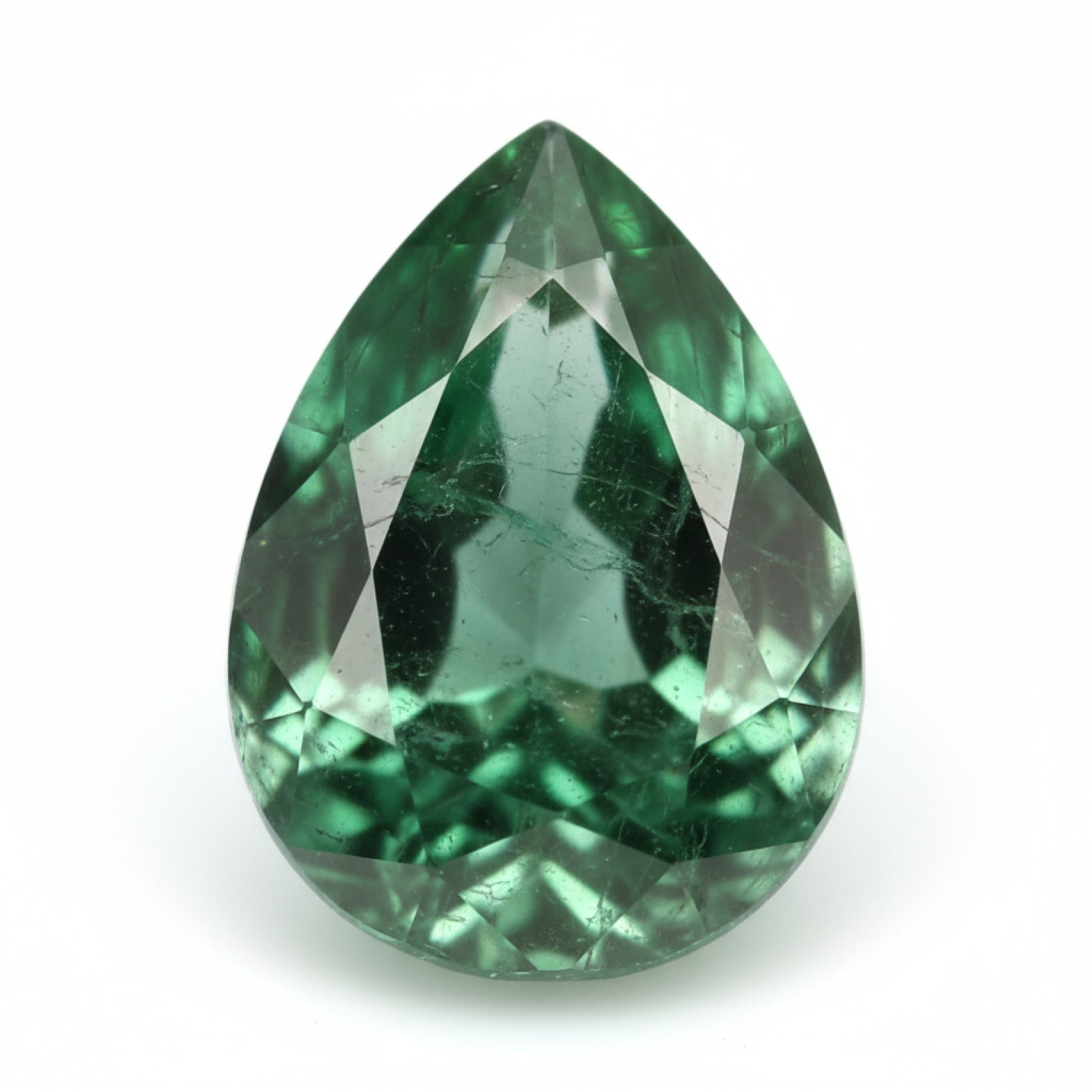 Emerald 1PC Large 8x12 MM Pear Faceted Green Polished Precious Loose Gemstones