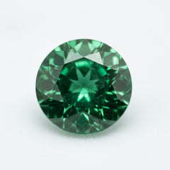 Emerald 1PC Chunky 14x14 MM Round Faceted Green Genuine Precious Loose Gemstones