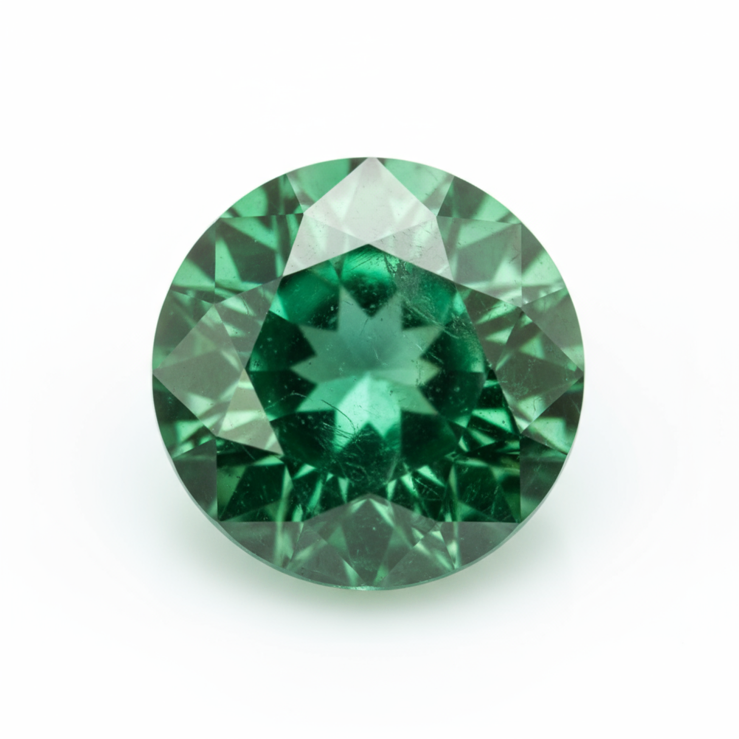 Smaragd 10 Stück, winzige 3 x 3 mm, rund, facettiert, grün, feurig, Edelsteine Zweitbild