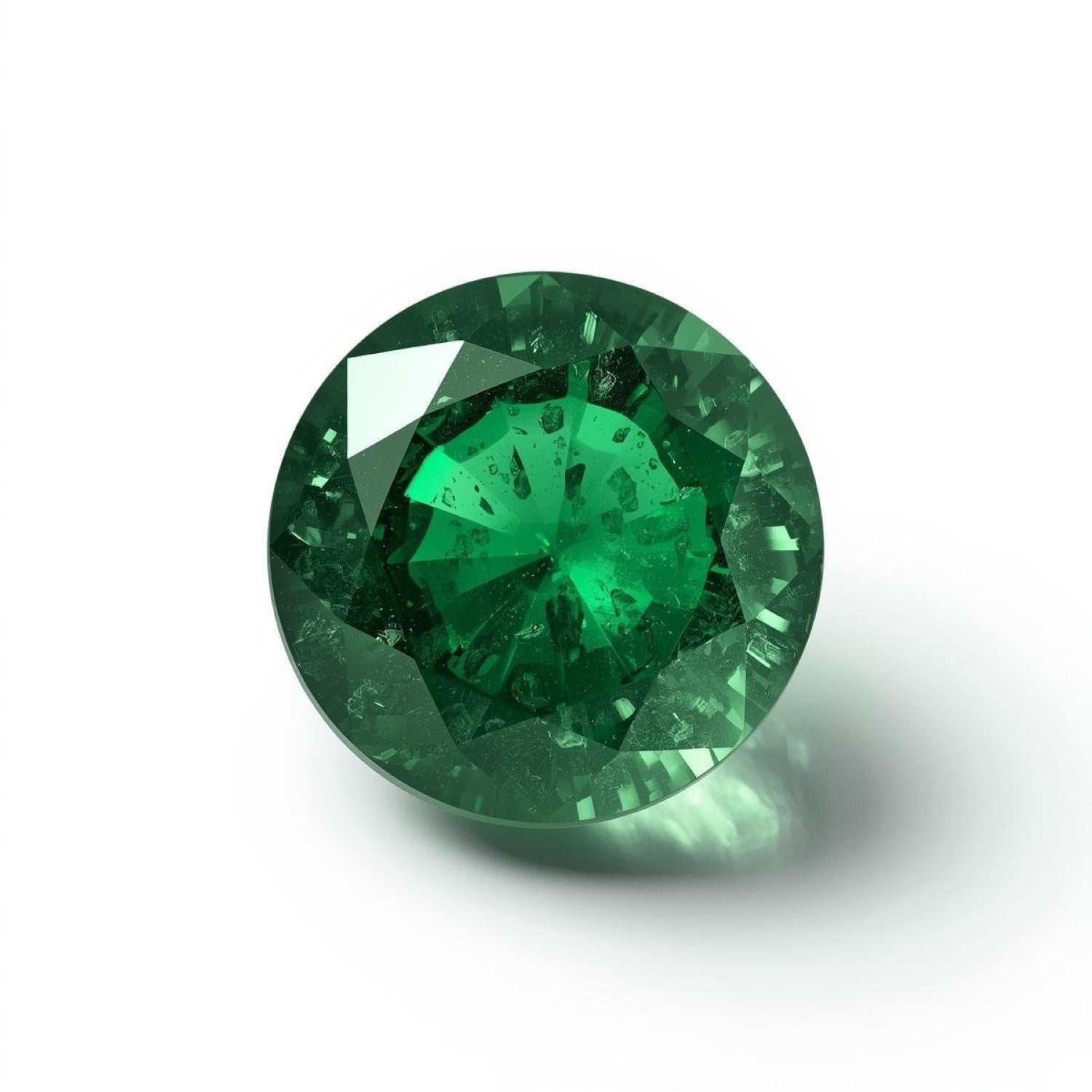 Emerald 10PC Tiny 4x4 MM Round Faceted Green Brilliant Precious Loose Gems