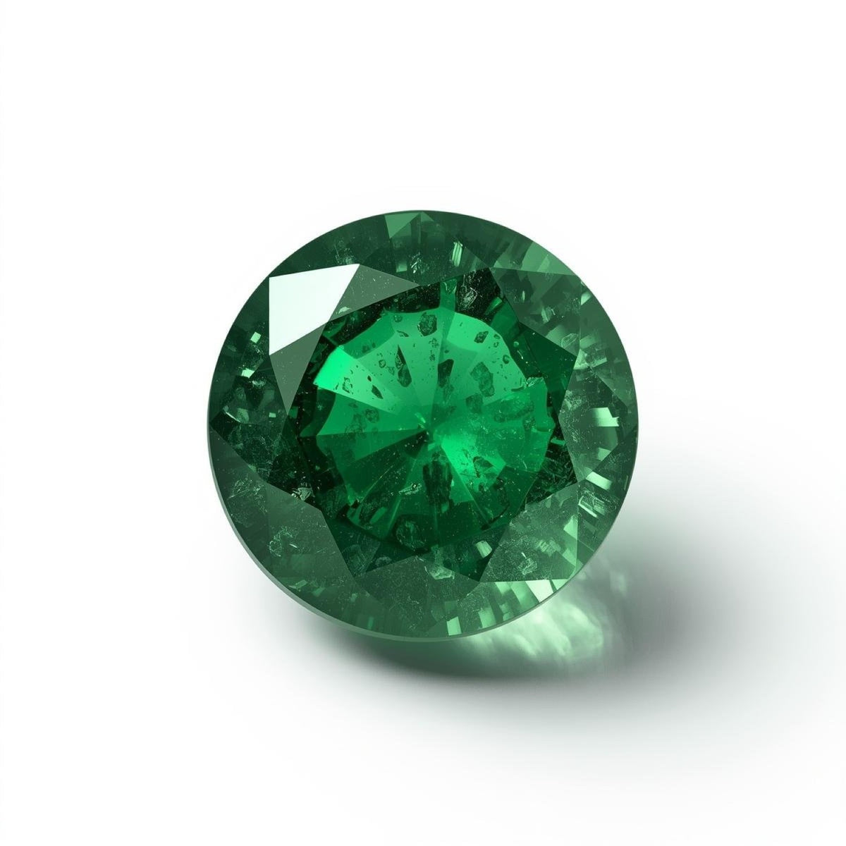 Emerald 10PC Tiny 4x4 MM Round Faceted Green Brilliant Precious Loose Gems