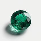 Emerald 1PC Tiny 5x5 MM Round Faceted Green Sparkling Precious Loose Gemstone