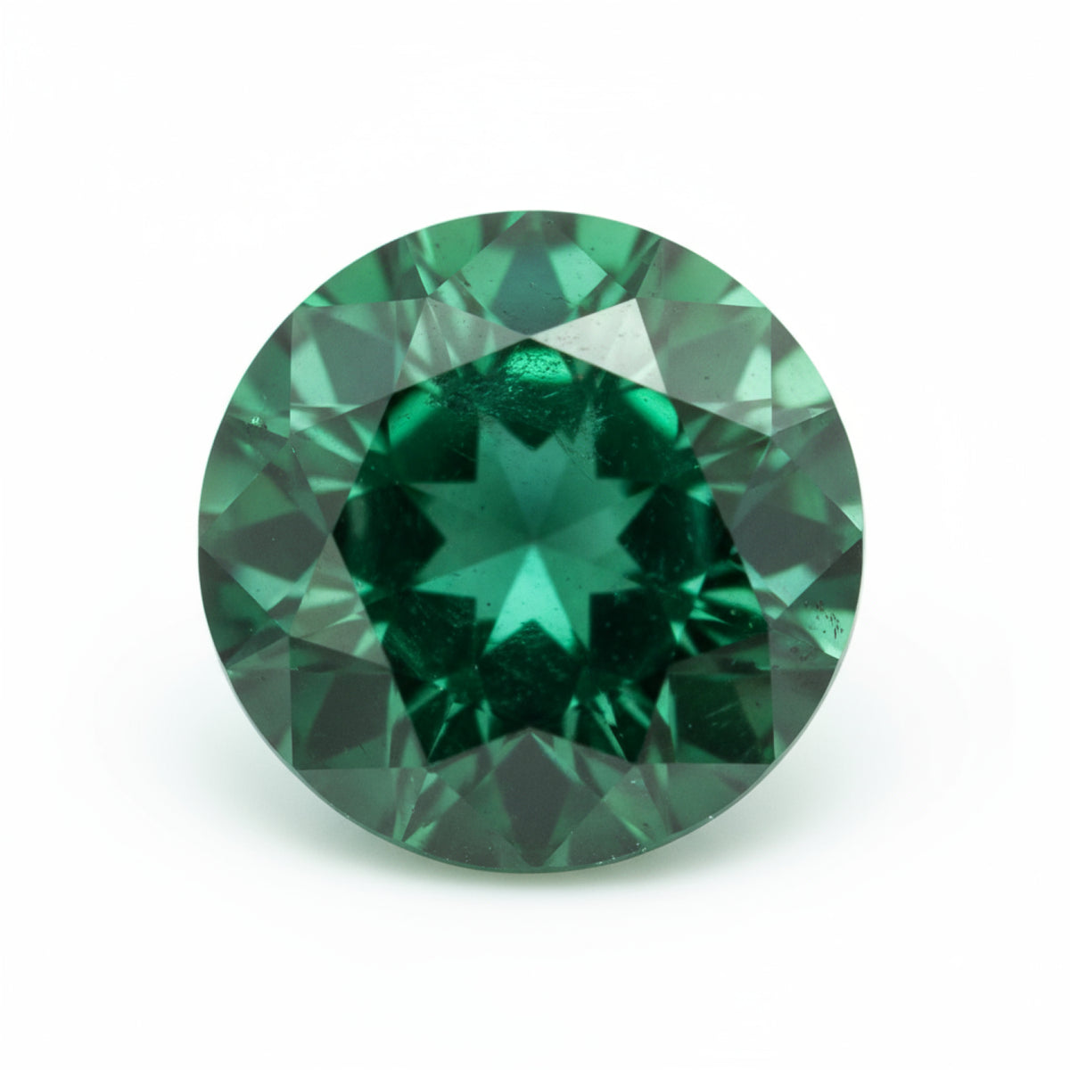 Emerald 1PC Tiny 6x6 MM Round Faceted Green Polished Precious Loose Gemstones