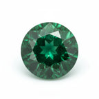Emerald 1PC Medium 9x9 MM Round Faceted Green Lustrous Precious Loose Gemstone