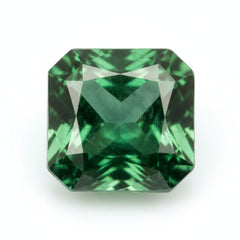Emerald 1PC Large 10x10 MM Square Faceted Green Shine Precious Loose Gemstones