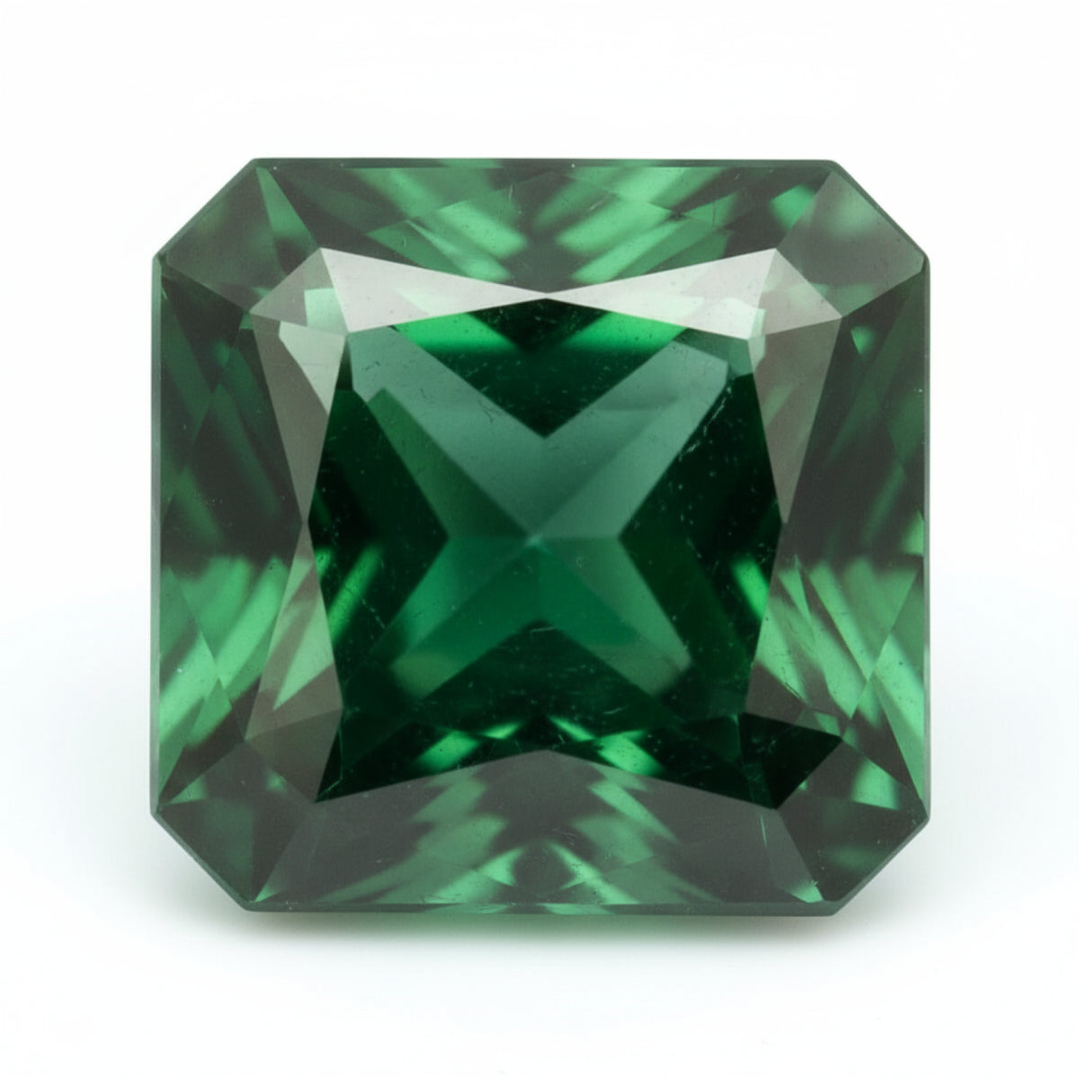 Emerald 1PC Chunky 13x13 MM Square Faceted Green Natural Precious Loose Gemstone