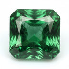 Emerald 1PC Chunky 14x14 MM Square Faceted Green Genuine Precious Loose Gemstones