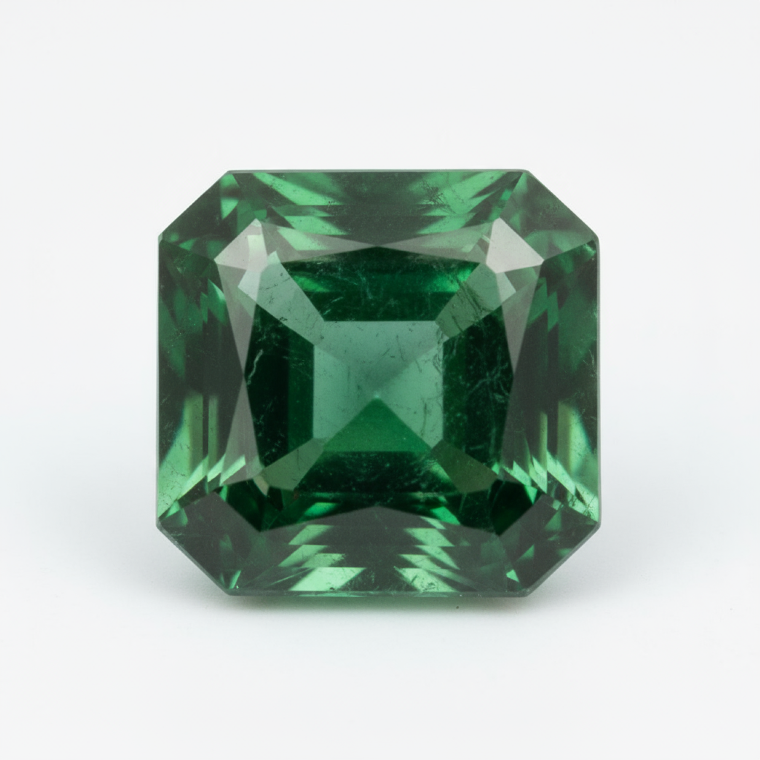 Smaragd 1PC Chunky 16x16 MM Quadrat Facettiert Grün Reine Kostbare Lose Edelsteine Zweitbild