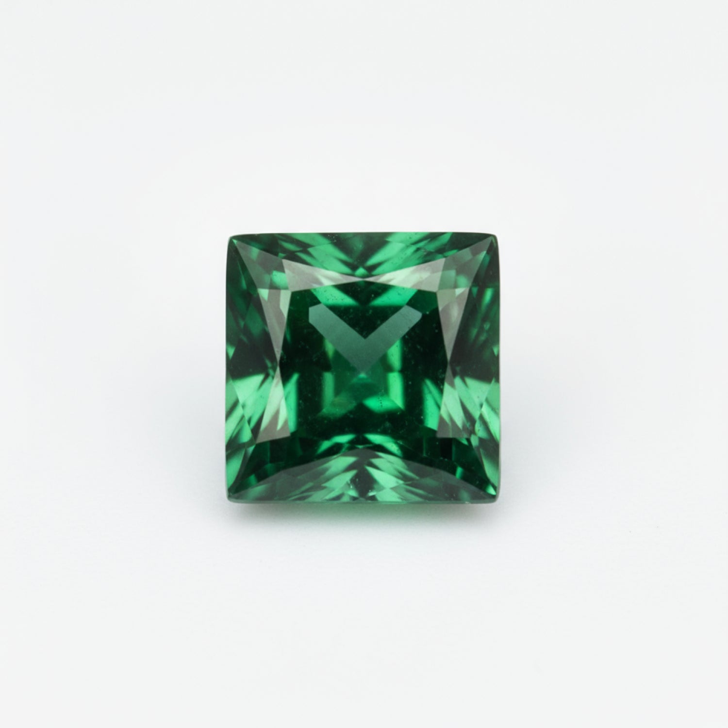 Emerald 10PC Tiny 4x4 MM Square Faceted Green Brilliant Precious Loose Gems