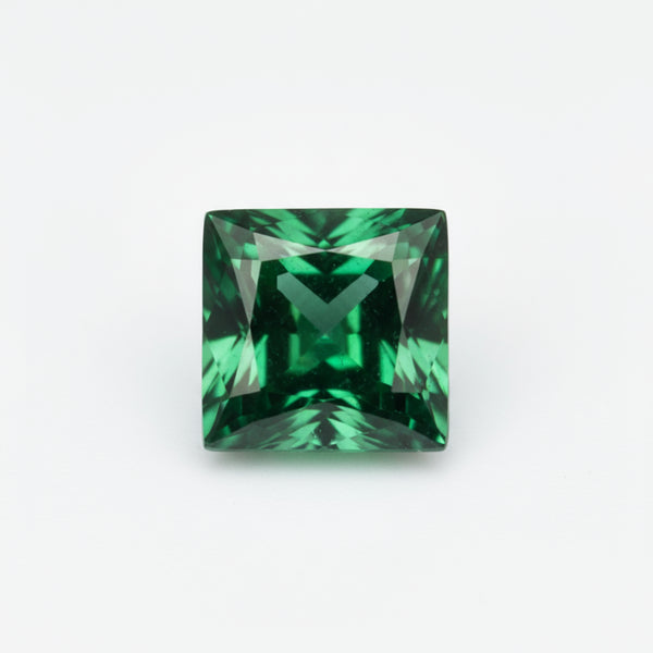 Emerald 10PC Tiny 4x4 MM Square Faceted Green Brilliant Precious Loose Gems
