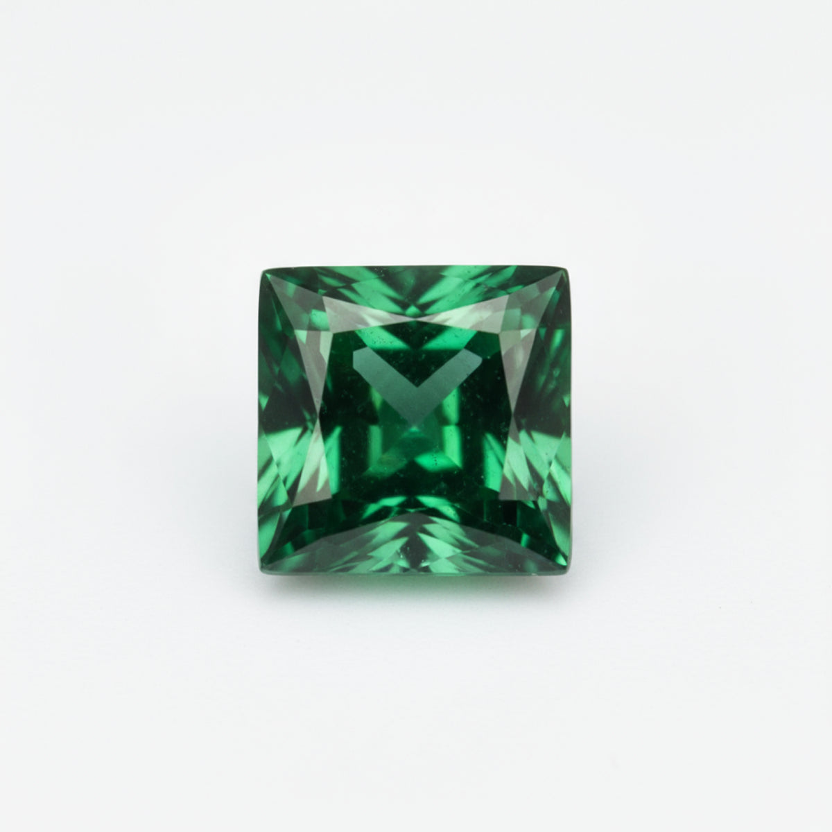 Emerald 10PC Tiny 4x4 MM Square Faceted Green Brilliant Precious Loose Gems