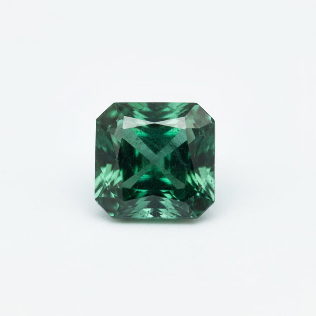 Emerald 10PC Tiny 4x4 MM Square Faceted Green Brilliant Precious Loose Gems