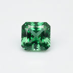 Emerald 1PC Tiny 5x5 MM Square Faceted Green Sparkling Precious Loose Gemstone