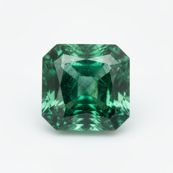 Emerald 1PC Tiny 5x5 MM Square Faceted Green Sparkling Precious Loose Gemstone