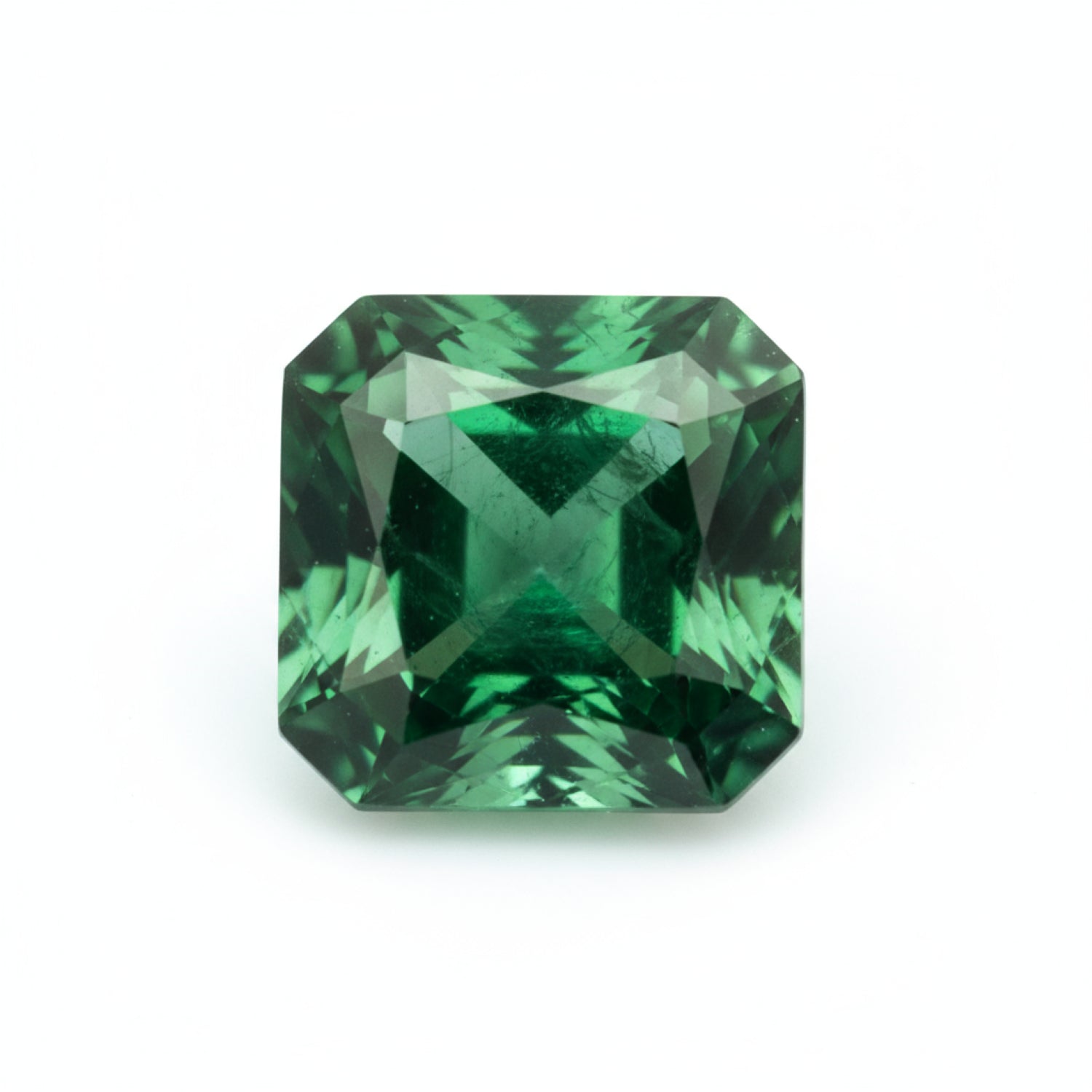 Emerald 1PC Tiny 6x6 MM Square Faceted Green Polished Precious Loose Gemstones