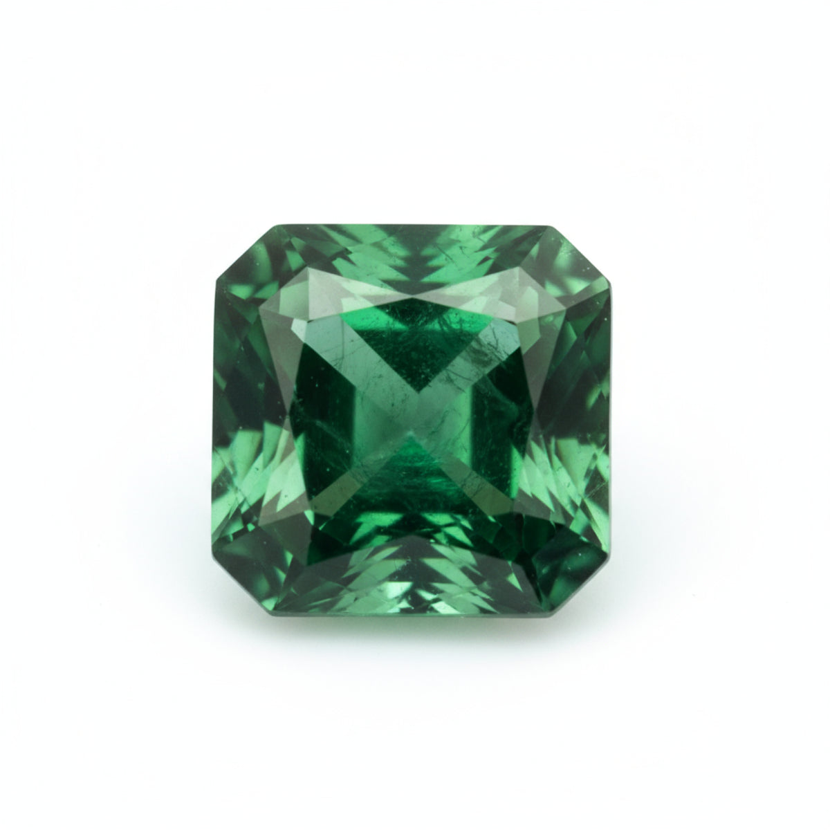 Emerald 1PC Tiny 6x6 MM Square Faceted Green Polished Precious Loose Gemstones
