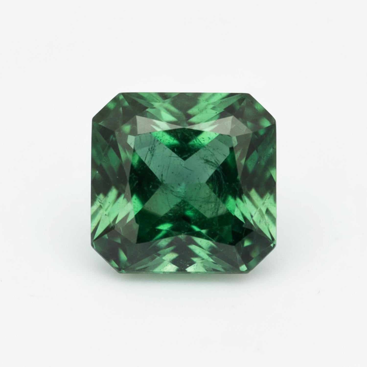 Emerald 1PC Tiny 6x6 MM Square Faceted Green Polished Precious Loose Gemstones
