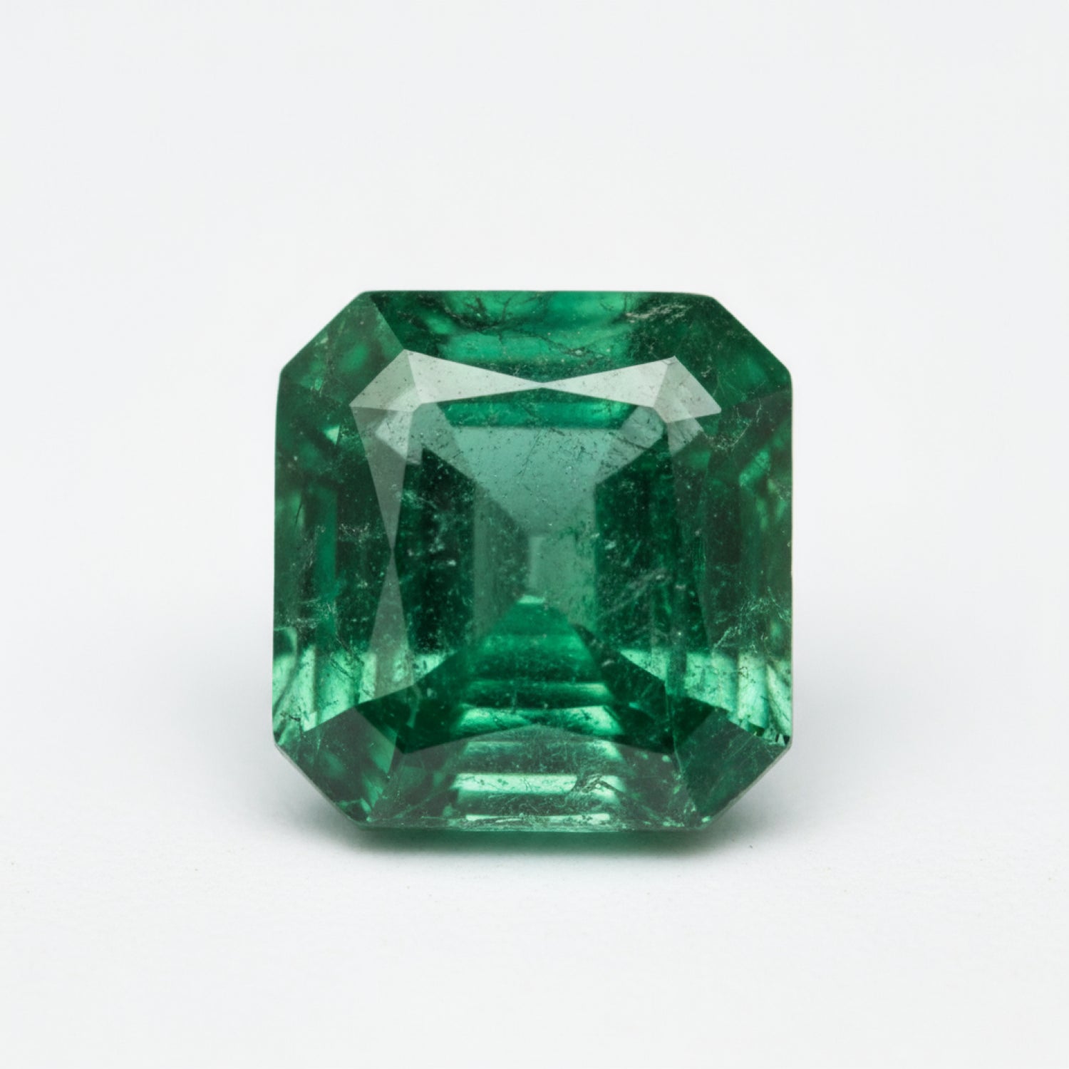 Emerald 1PC Small 7x7 MM Square Faceted Green Splendid Precious Gems