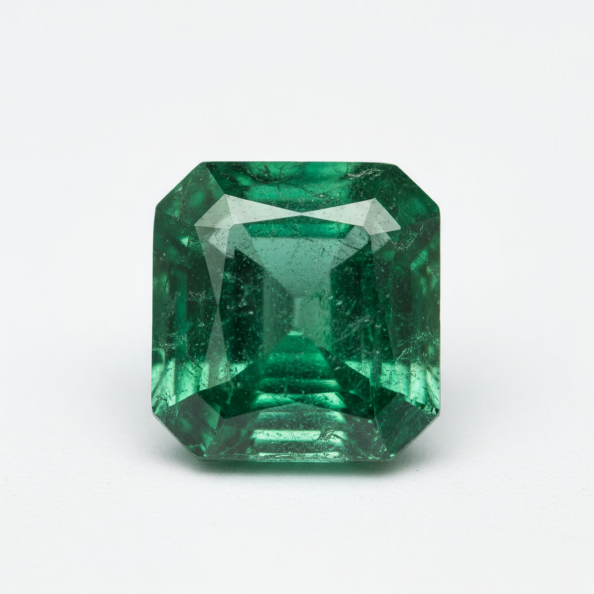 Emerald 1PC Small 7x7 MM Square Faceted Green Splendid Precious Gems