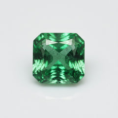 Emerald 1PC Small 8x8 MM Square Faceted Green Luster Precious Loose Gems