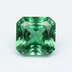 Emerald 1PC Medium 9x9 MM Square Faceted Green Lustrous Precious Loose Gemstone
