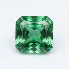 Emerald 1PC Medium 9x9 MM Square Faceted Green Lustrous Precious Loose Gemstone