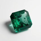 Emerald 1PC Medium 9x9 MM Square Faceted Green Lustrous Precious Loose Gemstone