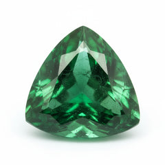 Emerald 1PC Chunky 13x13 MM Triangle Faceted Green Natural Precious Loose Gemstone