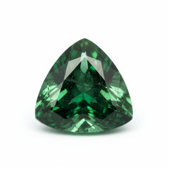 Emerald 10PC Tiny 3x3 MM Triangle Faceted Green Fiery Precious Gems