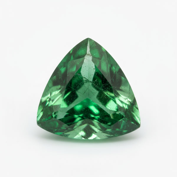 Emerald 10PC Tiny 4x4 MM Triangle Faceted Green Brilliant Precious Loose Gems