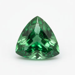 Emerald 1PC Tiny 6x6 MM Triangle Faceted Green Polished Precious Loose Gemstones