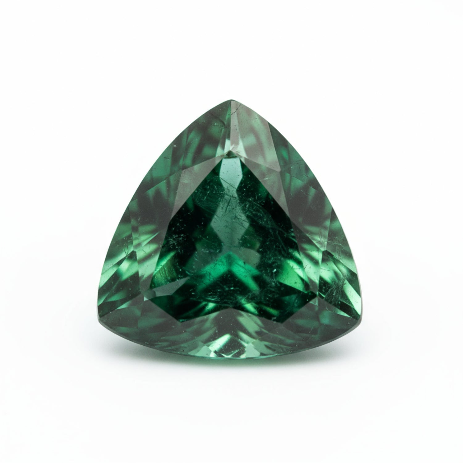 Emerald 1PC Small 7x7 MM Triangle Faceted Green Splendid Precious Gems
