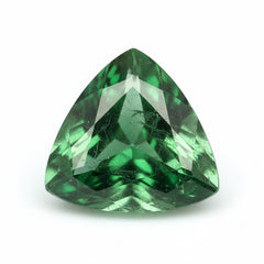 Emerald 1PC Medium 9x9 MM Triangle Faceted Green Lustrous Precious Loose Gemstone